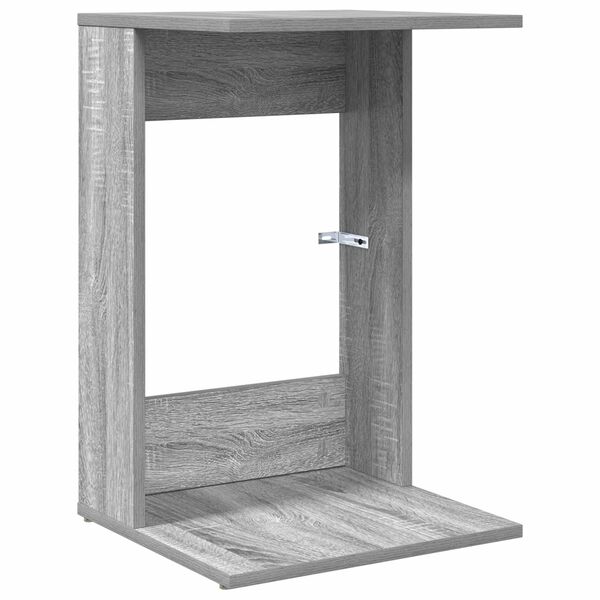 vidaXL Bijzettafel Grijs Sonoma 40 x 38 x 62,5 cm Bewerkt hout