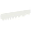 vidaXL Tuinrand 20 pcs 103 x 20 cm metaal Wit