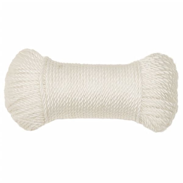 vidaXL Werktouw 3 mm 25 m polypropeen wit
