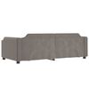 vidaXL Slaapbank met onderschuifbed 100x200 cm stof taupe