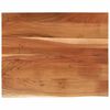 vidaXL Bureaublad rechthoek natuurlijke rand 100x80x3,8 cm acaciahout