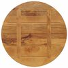 vidaXL Tafelblad rond &Oslash; 70x3,8 cm massief ruw mangohout
