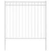 vidaXL Hecelement ASSEN Wit 170 x 200 cm Staal