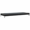 vidaXL Tafel Dek 262 x 102 x 15 cm Stof Rechthoekig Waterdicht Zwart