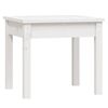 vidaXL Tuinbank 50x44x45 cm massief grenenhout wit