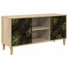 vidaXL Tv-meubel ELBURG 102 x 33 x 50 cm Sonoma Bewerkt hout