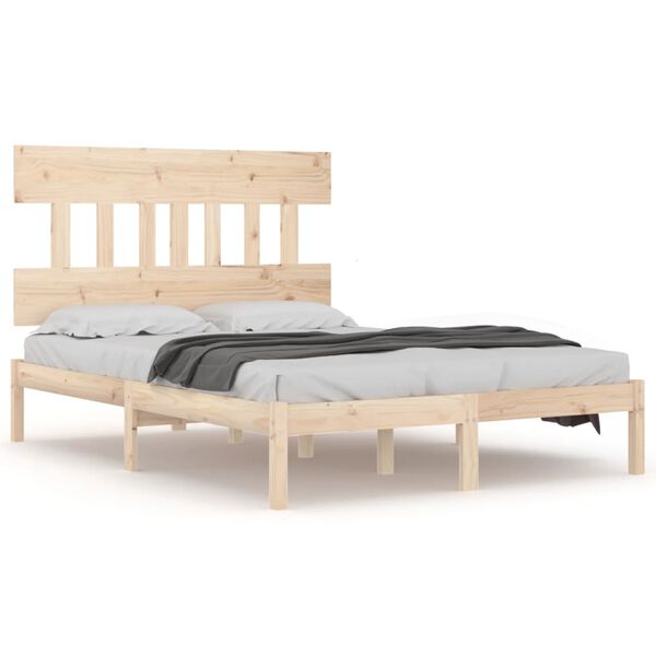 vidaXL Bedframe massief hout 180x200 cm