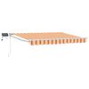 vidaXL Handbediende luifel met LED's Multikleur 3 x 2,5 m