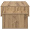 vidaXL Salontafel Artisan Eiken 105 x 50 x 32,5 cm Bewerkt hout