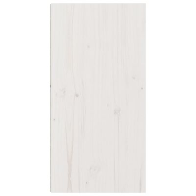 vidaXL Wandkast 30x30x60 cm massief grenenhout wit