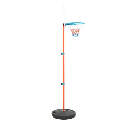 vidaXL Basketbalset draagbaar verstelbaar 133-160 cm