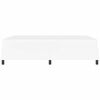 vidaXL Bedframe met matras Wit 160 x 200 cm Stof