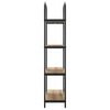 vidaXL Boekenkast Artisan Eiken 80 x 30 x 146 cm Bewerkt hout
