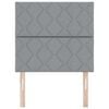 vidaXL Hoofdbord Lichtgrijs 100 cm Stof