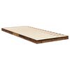vidaXL Vloer bedframe Oudhout 90 x 190 cm Bewerkt hout