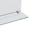 vidaXL Wandspiegel met schap 30x50 cm gehard glas
