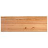 vidaXL Eettafel met natuurlijke rand 240x80x74 cm massief eikenhout