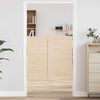 vidaXL Draaideuren louvredesign 2 paar 100x100 cm massief grenenhout