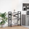 vidaXL Boekenkast Grijs Sonoma 100 x 33,5 x 102 cm Bewerkt hout