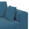 vidaXL Bank 3 pcs Blauw 250 x 188 x 76 cm Fluweel