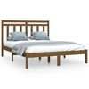 vidaXL Bedframe massief hout honingbruin 160x200 cm