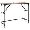 vidaXL Wandtafel Oudhout 100 x 32 x 75 cm Bewerkt hout