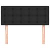 vidaXL Hoofdbord 80x5x78/88 cm kunstleer zwart