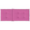 vidaXL Stoelkussens 6 st hoge rug stof roze