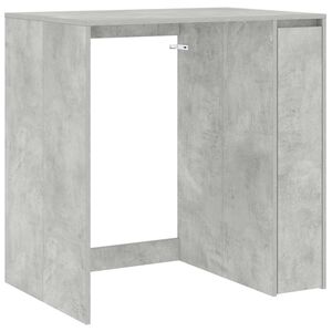 vidaXL Wasmachinekast Betonkleurig 87 x 60 x 89 cm Bewerkt hout
