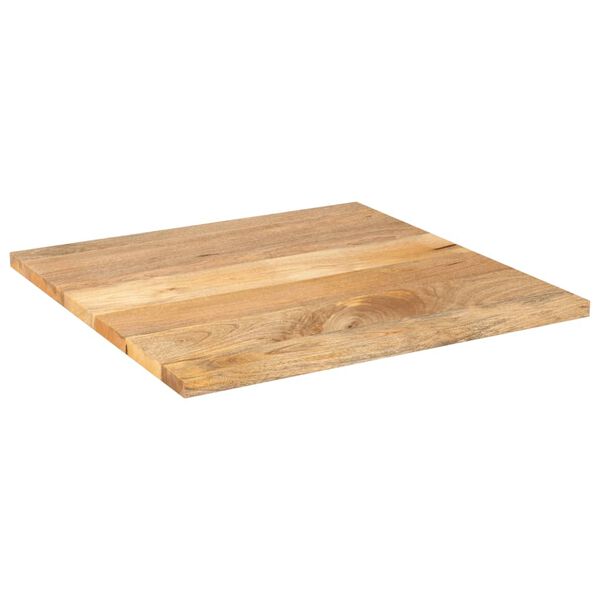 vidaXL Tafelblad vierkant 80x80x3,8 cm massief mangohout