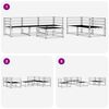 vidaXL Buiten bankenset met kussen 6 pcs Natuurlijk en Cr&egrave;me