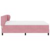 vidaXL Boxspringbed met matras Roze 160 x 200 cm Fluweel