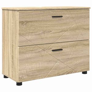 vidaXL Badkamer Kast met lade Sonoma Eiken 76,5 x 35 x 64 cm