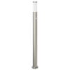 vidaXL Bolderverlichting met sensor 3 stuks 110 cm RVS IP44