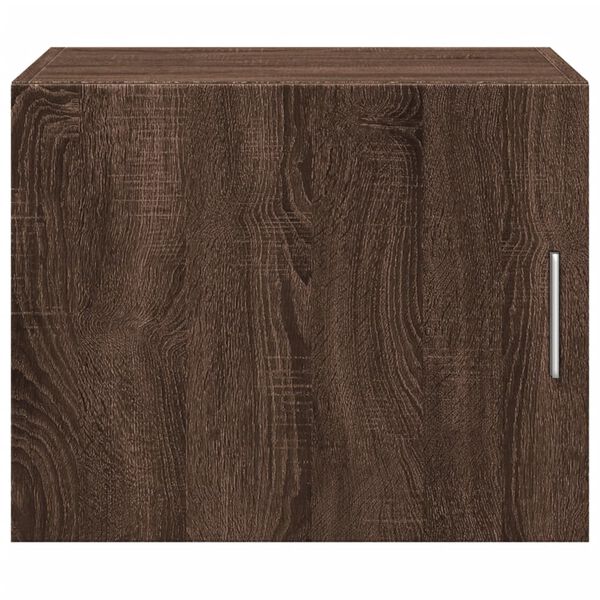 vidaXL Wandkast 50x42,5x40 cm bewerkt hout bruin eikenkleur