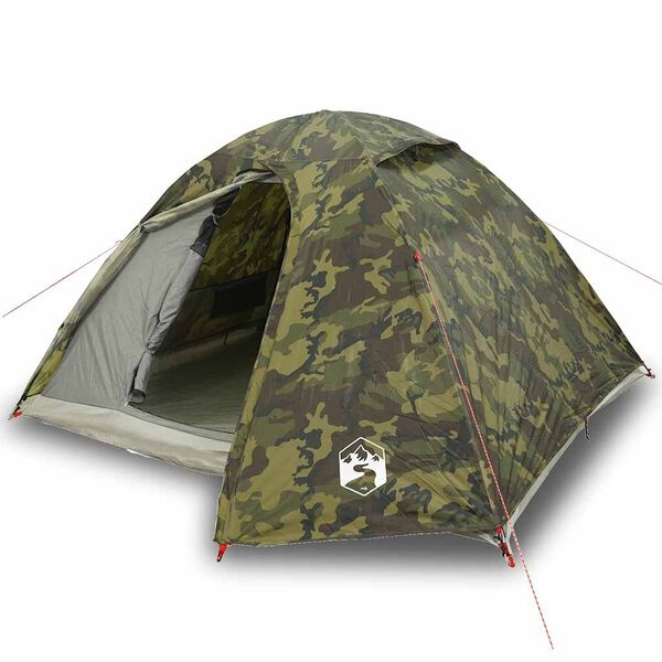 vidaXL Koepeltent 3-persoons waterdicht camouflage