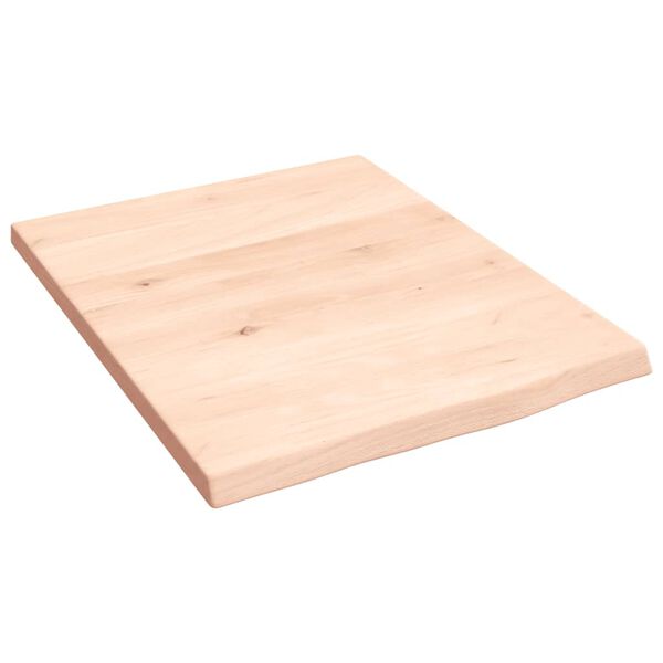 vidaXL Wandschap 40x50x2 cm onbehandeld massief eikenhout