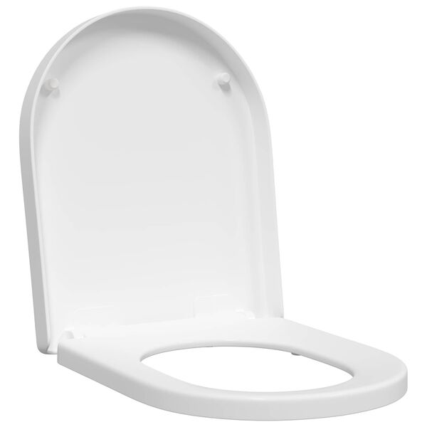 vidaXL Toiletzitting Verstelbaar Wit 48 x 36,5 x 4,5 cm Polypropyleen