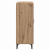 vidaXL Dressoir met lade Artisan Eiken 69,5 x 34 x 90 cm