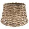 vidaXL Plafondlampenkap Ø38x23 cm wicker bruin