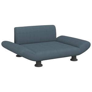 vidaXL Hondenmand 70x45x28 cm stof donkergrijs