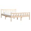 vidaXL Bedframe massief hout 120x190 cm
