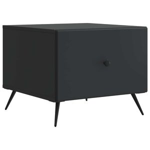 vidaXL Salontafel Zwart 49 x 50 x 40 cm Bewerkt hout