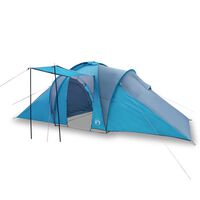 vidaXL Tent 6-persoons 576x238x193 cm 185T taft blauw