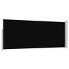 vidaXL Windscherm uittrekbaar 120x300 cm zwart