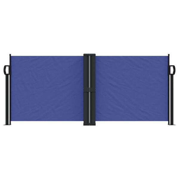 vidaXL Windscherm uittrekbaar 100x1000 cm blauw