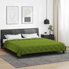 vidaXL Zomer Dekbed Groen 220 x 260 cm Microfiber