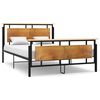 vidaXL Bedframe metaal 140x200 cm