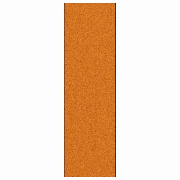 vidaXL Deurmat Anders Oranje en Zwart 120 x 400 cm Polyamide en PVC