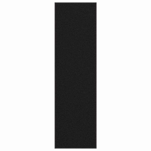 vidaXL Deurmat 115x400 cm zwart